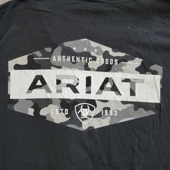 Ariat Mens XL T Shirt By Buckle Work Wear Black