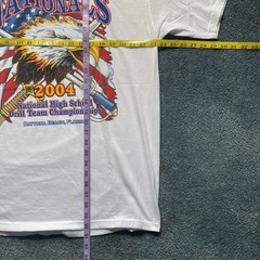 Vintage 2004 National Drill Team Championship T-Shirt Men’s XL White USA Tee
