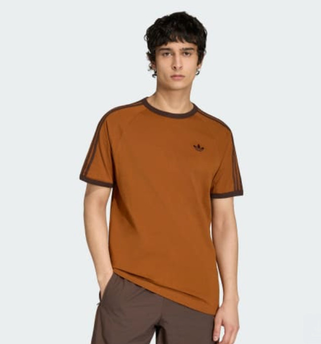 Adidas Dusky Bronze/Aurora Coffee Shirt Large Sold Out