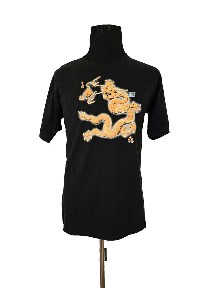 PANDAK BLACK DRAGON ADULT SHORT SLEEVE T SHIRT – SIZE XL