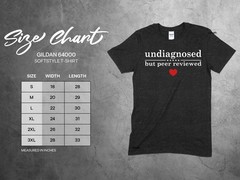 Undiagnosed But Peer Reviewed T-Shirt, Funny Sarcastic Graphic Tee for Humor