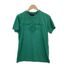 Pierre Cardin 1950 Original Logo Graphic T-Shirt Green Size M #z57