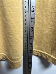 Comfort Colors Men’s Hundred Graphic T- Shirt 100% Cotton Medium Yellow