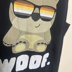 Woof Tank Top 22″ armpit to armpit Gently worn Cotton blend No size or fabric