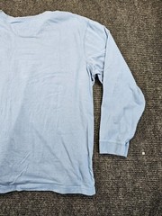 Duluth Trading Co Longtail T Shirt Mens 2XL Blue Cotton Relaxed Fit Crew Neck