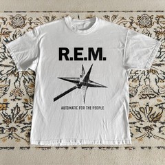 REM R.E.M. Automatic For The People Album White Classic Unisex T-Shirt Size S-5X
