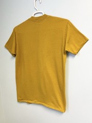 Vintage 70s Jockey Life Sun T Shirt Mustard Yellow Tee Mens XL Made in USA