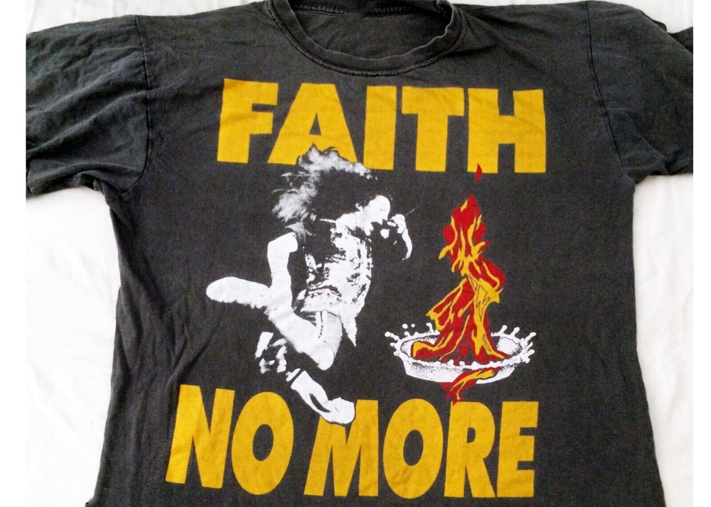 1990 LIVE TOUR Faith No More Shirt Classic Black Unisex S-5XL 1J0585