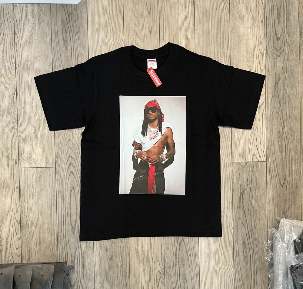 Size Small – Supreme Short Sleeve Playboi Carti Black T-Shirt (FREE SHIPPING)