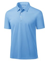 Men’s Casual Polo Shirts Buttons Short Sleeve Quick Dry Outdoor Golf Sport Tops