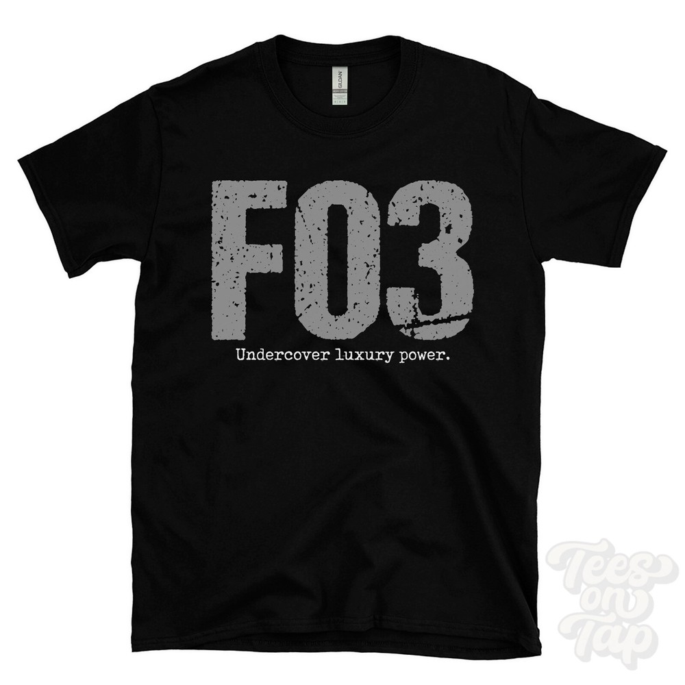 F03: Undercover luxury power T-Shirt car driver gift