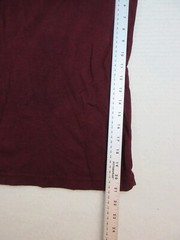 The Foundry Supply Co Raglan T-Shirt Men LT Maroon Blue Baseball Tee Cotton