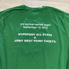 New York Cosmos Soccer Shirt Men’s Green Heroes Night 2015 Tee Large
