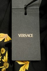 Versace Men’s Black Gold Medusa Head Crewneck Short Sleeve T-Shirt US 3XL IT 58