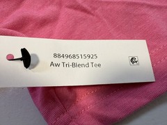 Men’s Shirts, (New w/tags), Athletic Works, Tri Blend Short Sleeve 3XL (54-56)