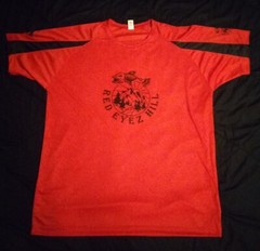 Red Eyez Hill / BP’s Bar & Grill Size X-Large 100% Polyester Red Sport Tee Shirt