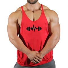 Men Gym Stringer Tank Top Bodybuilding Fitness Vest