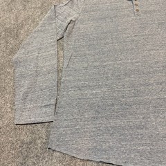 Marine Layer Shirt Mens Large Blue Henley Long Sleeve E-Spun Casual