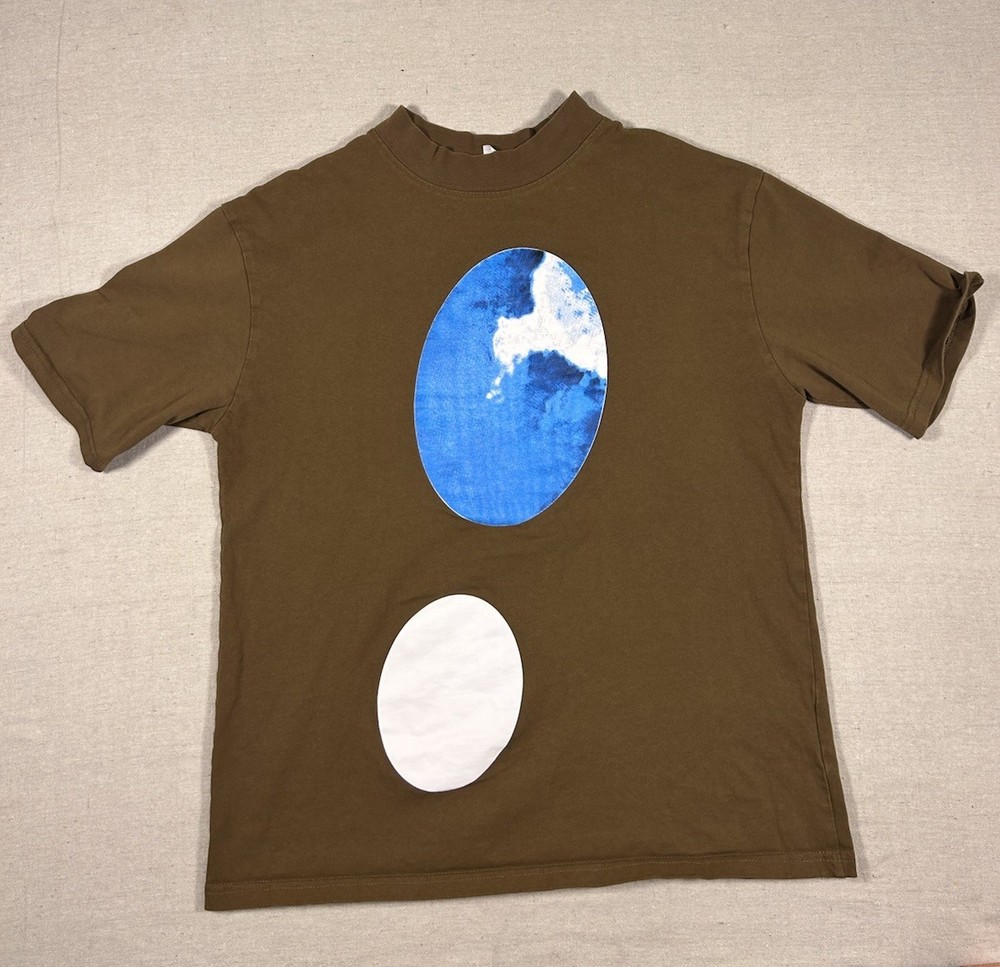 Kanye West Jesus Is King John 8:36 Graphic Brown Men’s M Crew Neck Tee