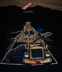 DEF LEPPARD On Through The Night BAND T-Shirt BIG & TALL 3XLT 3XL NEW