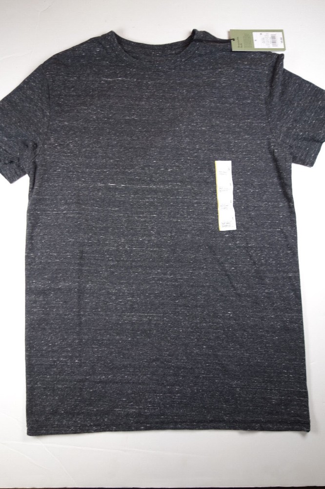 GOODFELLOW Men’s Marled Black Short Sleeve T-Shirt NEW Small