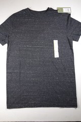 GOODFELLOW Men’s Marled Black Short Sleeve T-Shirt NEW Small
