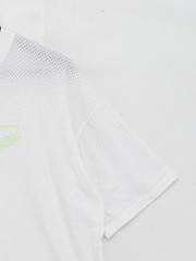 Lorna Jane Men’s T-Shirt S White Graphic Cotton with Polyester, Elastane Basic