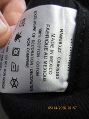 New Nike Men’s Just Do It T-Shirt Black White Size MT – Medium-Tall