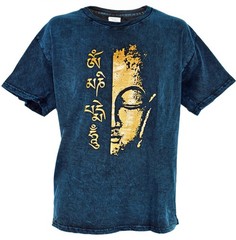 New Fair Trade Om Mani Padme Hum T-Shirt M L XL 2XL 3XL Hippy Boho Ethnic Surf