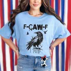 Black Crow, F-Caw-F Funny Black Bird T-Shirt For Men Women