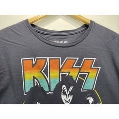KISS Band Rock and Roll All Nite Shirt Men’s XL 48 Chest Gray Graphic Tee