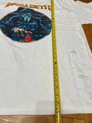 T-shirt white Megadeth unisex size XXL Catton