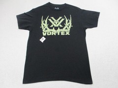 Vortex Shirt Mens Medium Black Antler Logo Graphic Hunting Outdoor Tee