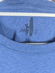 Johnnie-O Hangin Out Heathered Dale T-Shirt (Oceanside) Cotton Crewneck Preppy