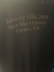 Tool – Fresno CA 1/15/2020 Save Mart Center Exclusive T-Shirt Size Medium