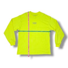 Boyz N The Hood Neon Yellow Long Sleeve Crew Neck T-Shirt Men’s Size XL