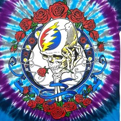 Grateful Dead Modern AOP Single Stitch Double Sided Tie Dye Mens shirt XL