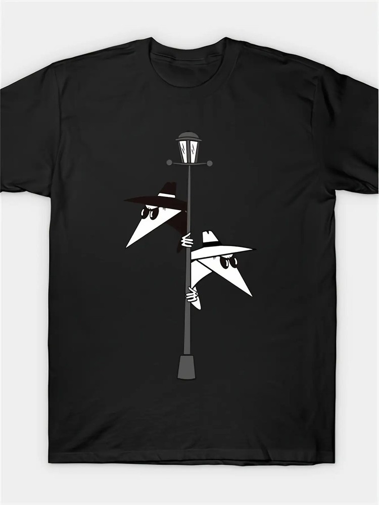 Spy Vs. Spy T-Shirt Printed Version- Suitable for Birthday Parties and Daily C