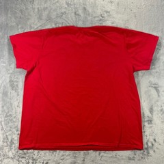 DISNEY T-Shirt Mens XXL Red Mickey Mouse Original Graphic Tee Retro Casual