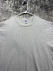 Vintage Russell Athletic Blank T Shirt Men’s Size Large Gray USA Made 90s