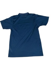 Vintage Nike Black Tag Mesh Athletic T-Shirt Dark Blue Size Medium Short Sleeve