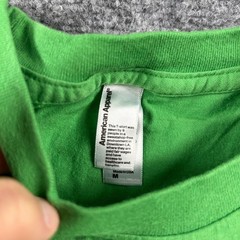 Apple T-Shirt Mens Medium Green American Apparel Logo Tech Promo Tee