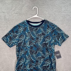 Trademark Company 81 Shirt Adult Medium Blue Preppy Aloha Beach Hawaiian NEW
