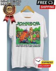 Automated Golf Carts Big Johnson White T-shirt S-5XL