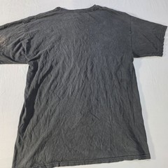 Vintage True Love & False Idols Skeleton Band Graphic T-Shirt Men L Faded Black