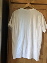 LAND OF THE FREE HOME OF THE BRAVE TSHIRT WHITE SIZE LARGE