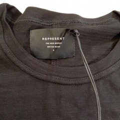 REPRESENT Essential LongSleeve T-Shirt LS Black Small (S) 100% Cotton