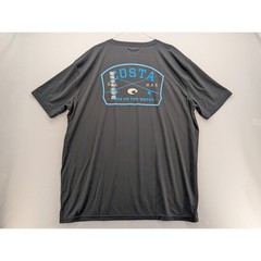 NWT Men’s Costa Tech Spinners T-Shirt in Carbon Size XXL