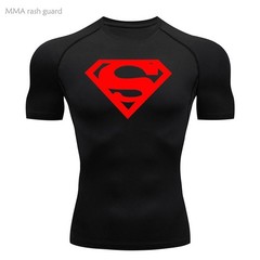 Mens Spider Superhero Compression T-shirts Short Sleeve Gym Tops Tee Tights