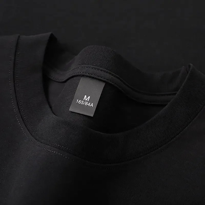 600G Heavy-Duty Cotton Short Sleeved T-Shirt for Men’S Fashion Pure Cotton Thick